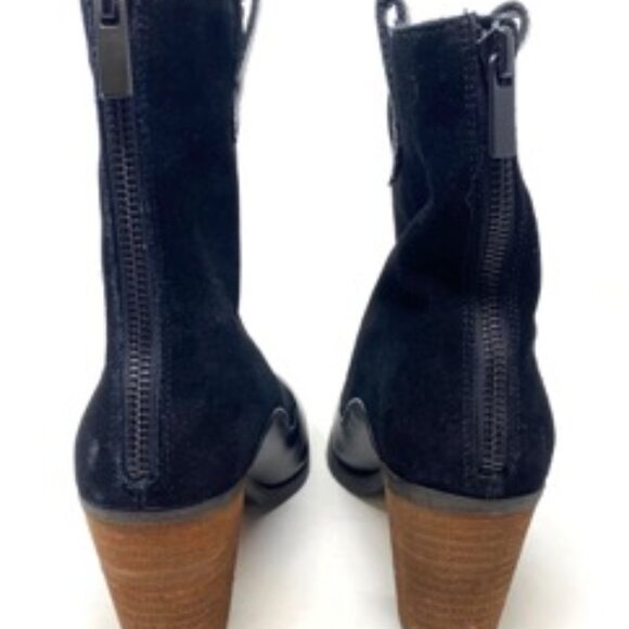 Splendid Raquel Women's Zip Boot Western Style Black Size 6.5 - Picture 6 of 8